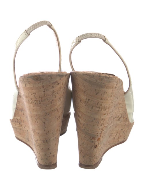 Christian Louboutin Patent Leather Slingback Pumps