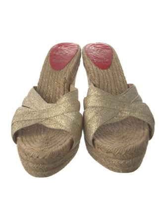 Christian Louboutin Canvas Espadrilles