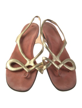 Christian Louboutin Leather Slides