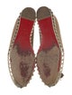 Christian Louboutin Suede Tassel Accents Espadrilles