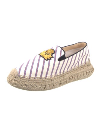 Christian Louboutin Canvas Printed Espadrilles