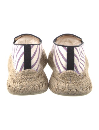 Christian Louboutin Canvas Printed Espadrilles
