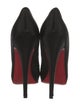 Christian Louboutin Satin Bow Accents Pumps