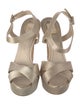 Christian Dior Satin Slingback Sandals