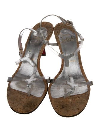 Christian Louboutin PVC Slingback Sandals