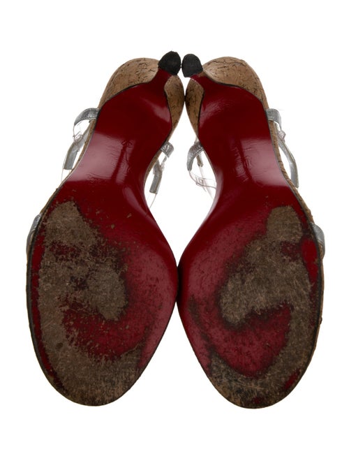 Christian Louboutin PVC Slingback Sandals