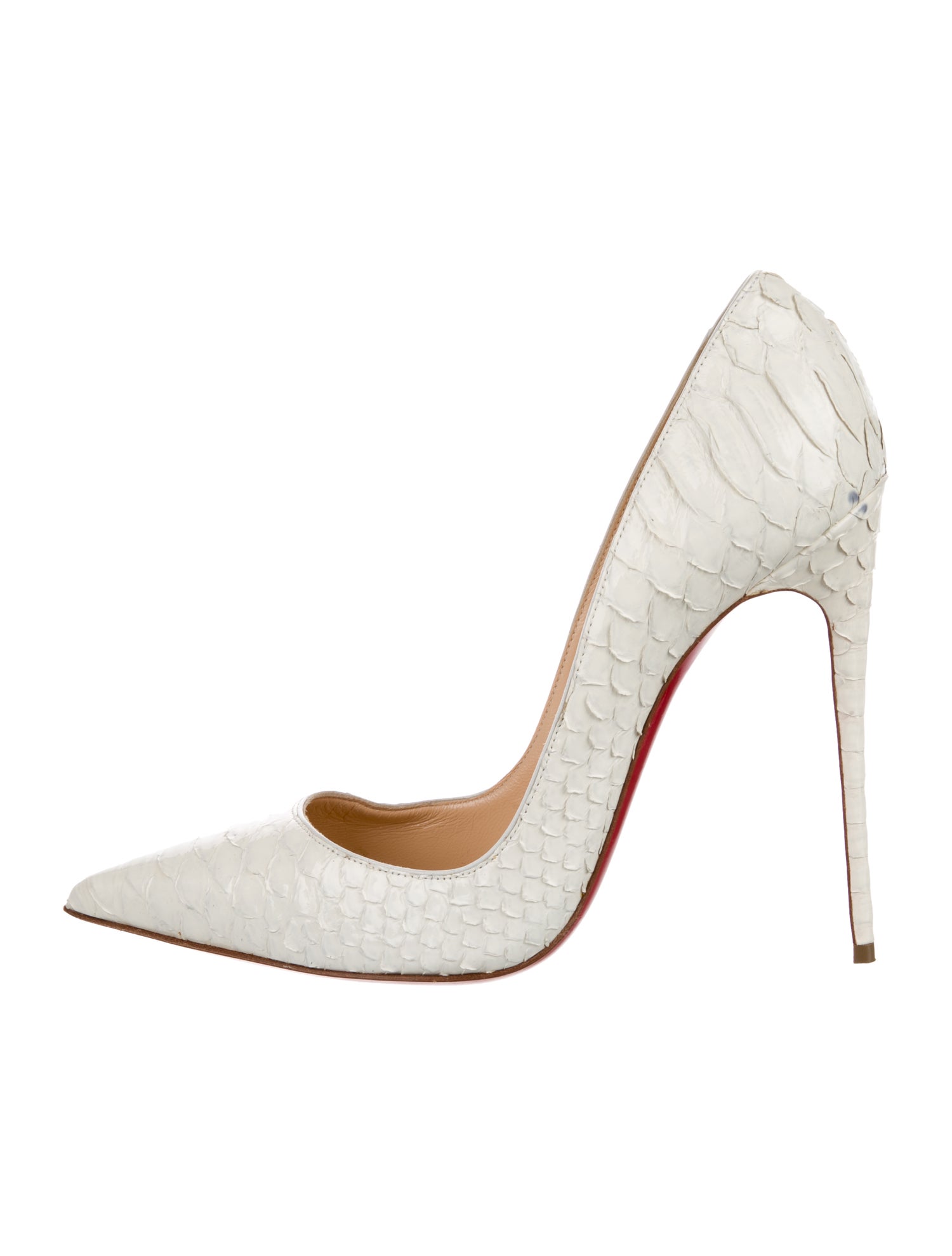 Christian Louboutin Python Pumps