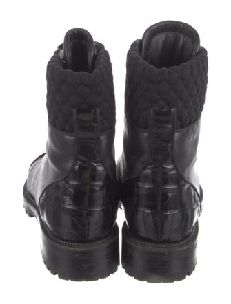 Christian Louboutin Leather Combat Boots