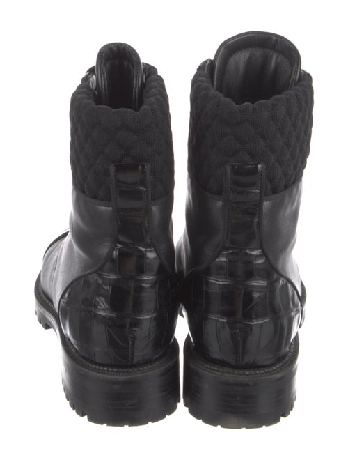 Christian Louboutin Leather Combat Boots