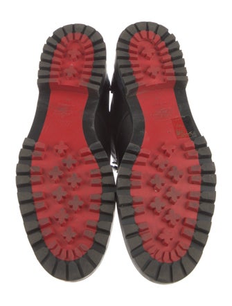 Christian Louboutin Leather Combat Boots