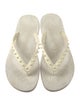 Christian Louboutin Spike Accents Rubber Flip Flops