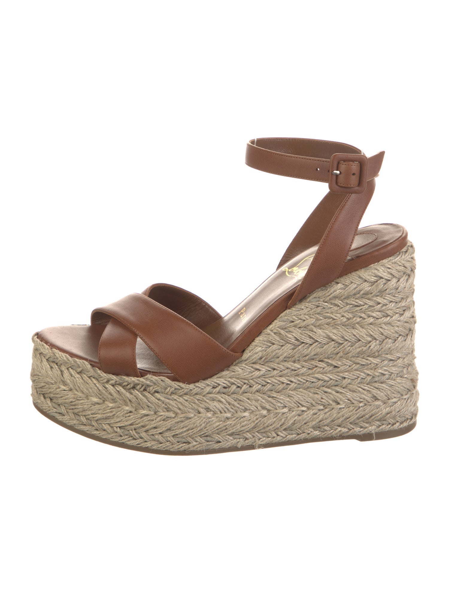 Christian Louboutin Leather Espadrilles