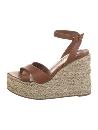 Christian Louboutin Leather Espadrilles