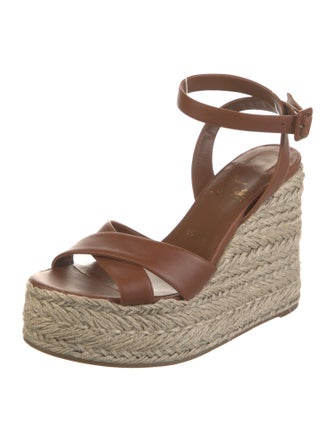 Christian Louboutin Leather Espadrilles