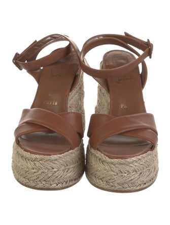 Christian Louboutin Leather Espadrilles