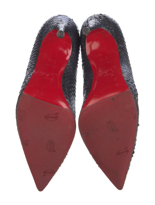 Christian Louboutin Snakeskin Animal Print Pumps