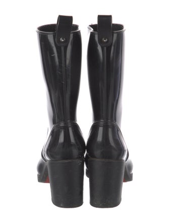 Christian Louboutin Rubber Studded Accents Rain Boots