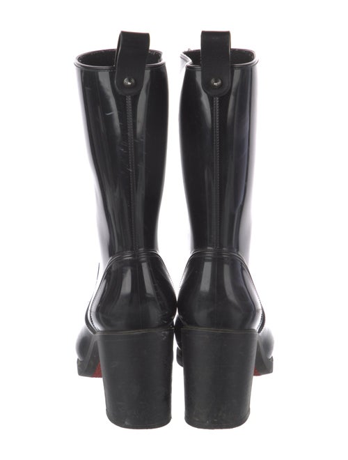 Christian Louboutin Rubber Studded Accents Rain Boots