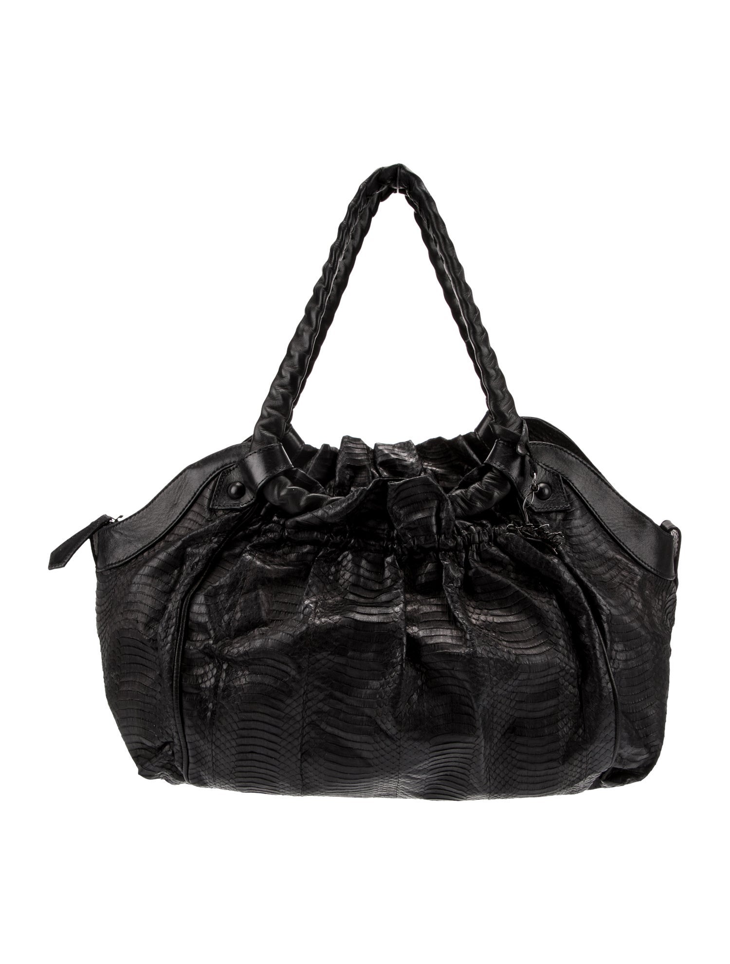 Christian Louboutin Embossed Leather Shoulder Bag