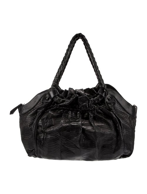 Christian Louboutin Embossed Leather Shoulder Bag