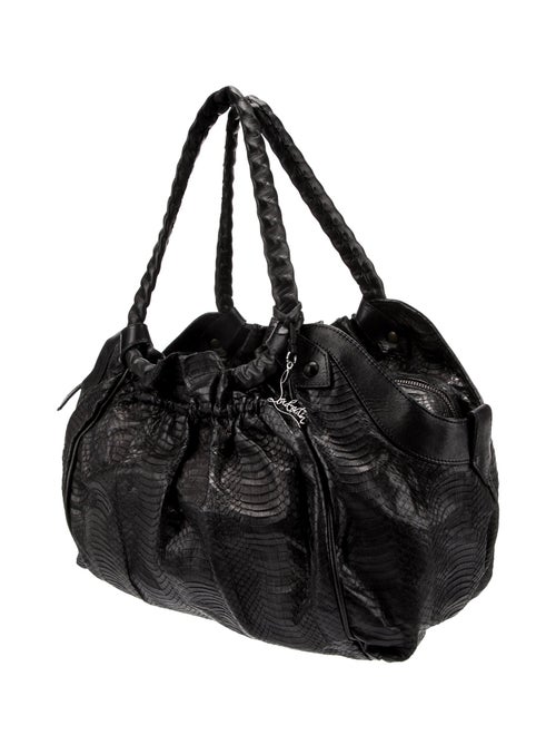 Christian Louboutin Embossed Leather Shoulder Bag