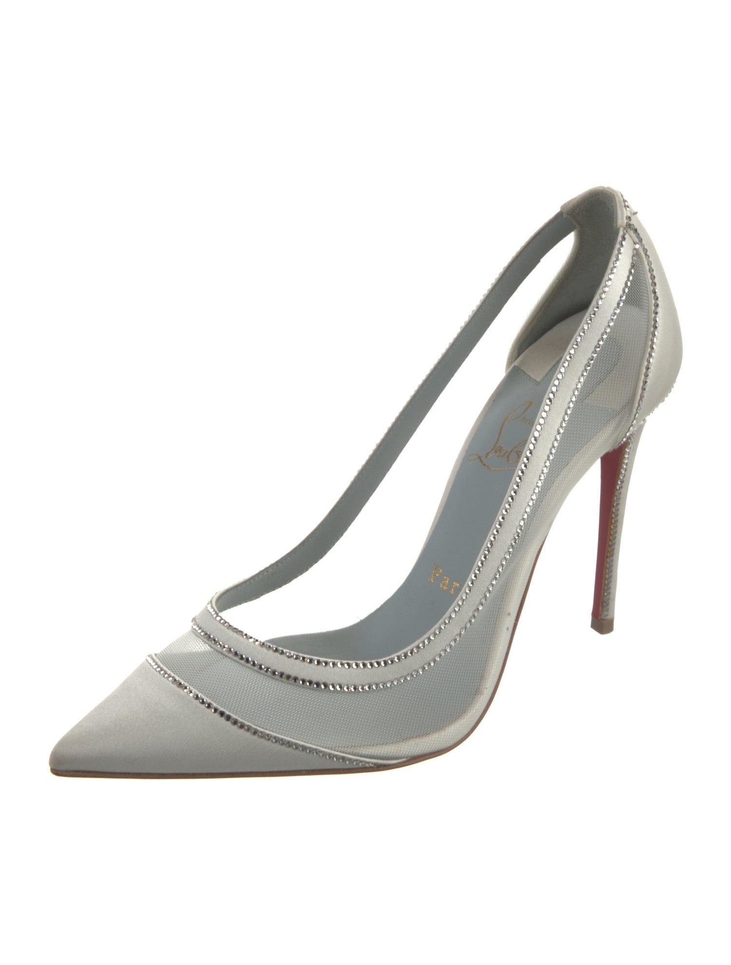 Christian Louboutin Mesh Mesh Accents Pumps
