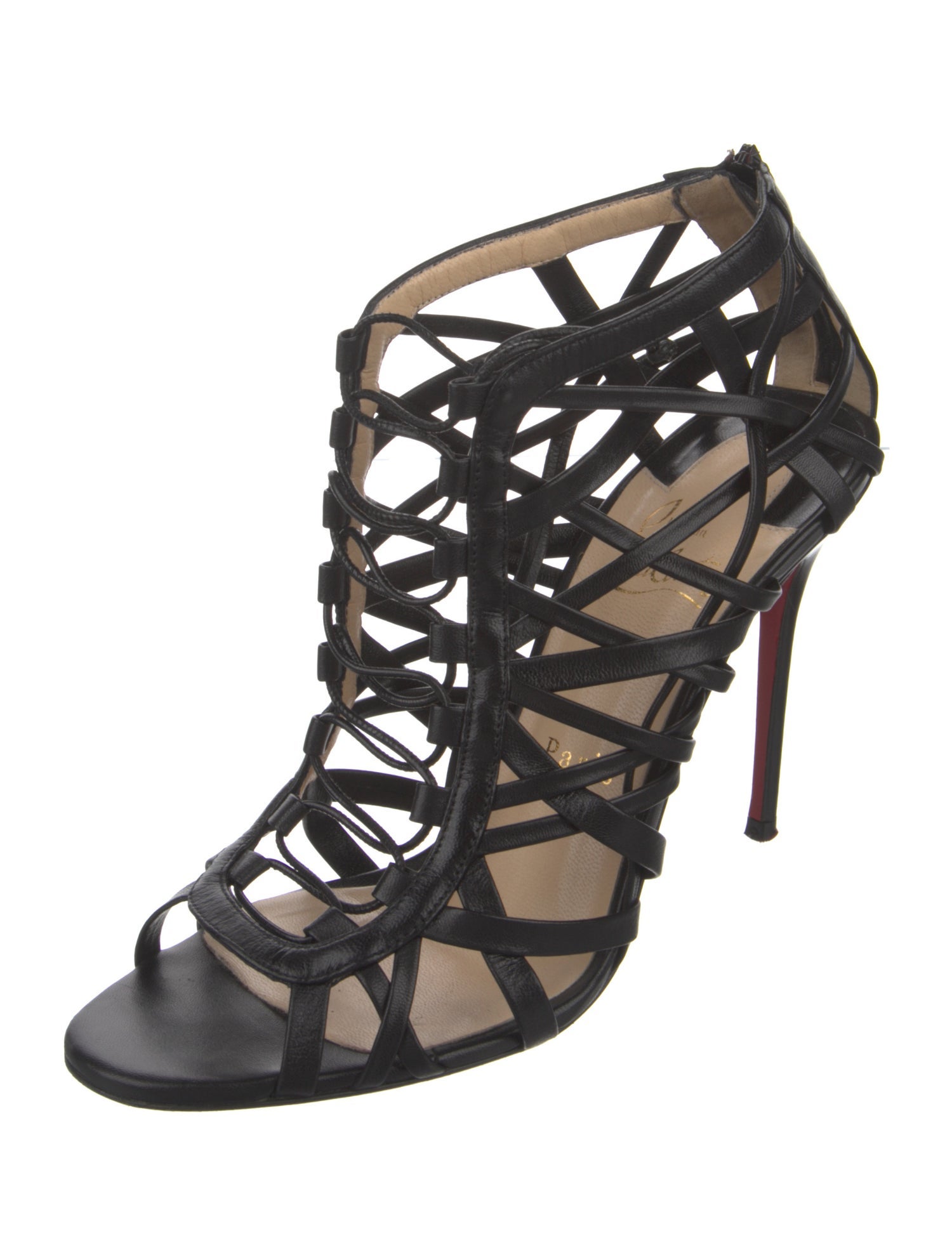 Christian Louboutin Leather Gladiator Sandals