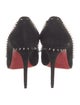 Christian Louboutin Spike Accents Suede Pumps