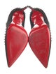 Christian Louboutin Spike Accents Suede Pumps
