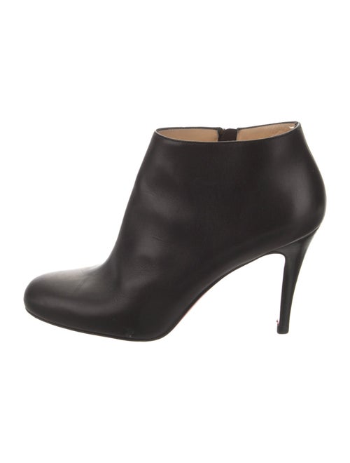 Christian Louboutin Spike Accents Leather Boots