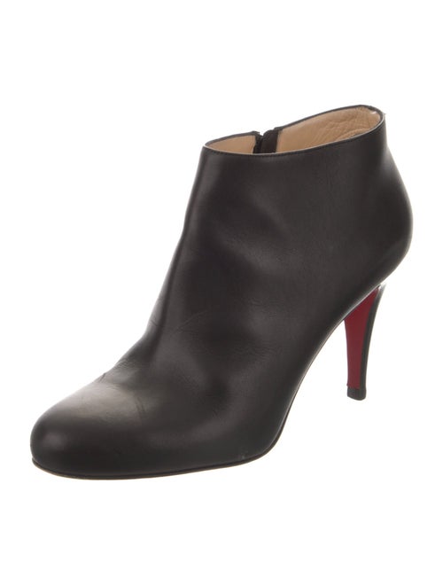 Christian Louboutin Spike Accents Leather Boots