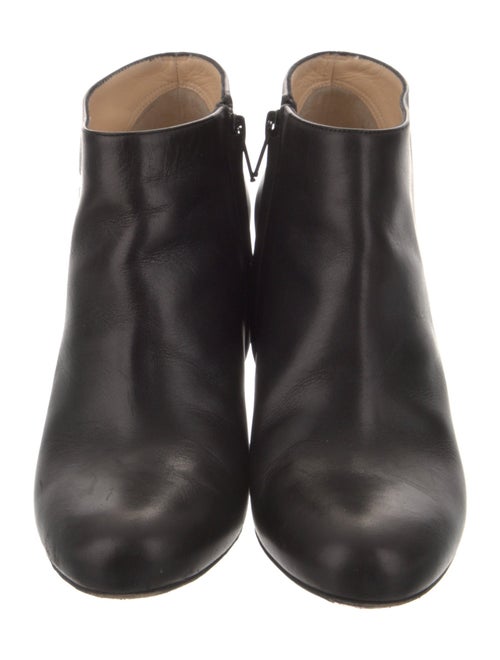 Christian Louboutin Spike Accents Leather Boots