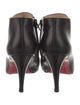 Christian Louboutin Spike Accents Leather Boots