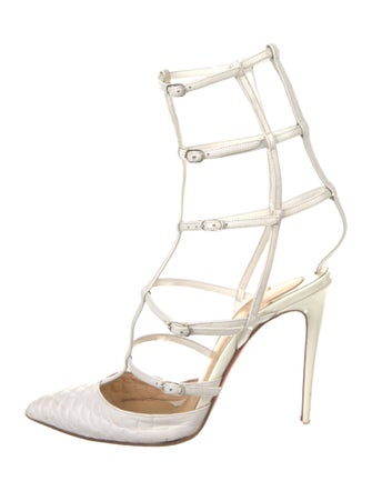 Christian Louboutin Leather T-Strap Pumps