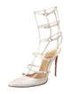 Christian Louboutin Leather T-Strap Pumps