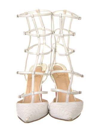 Christian Louboutin Leather T-Strap Pumps