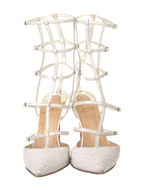 Christian Louboutin Leather T-Strap Pumps