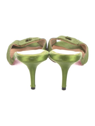 Christian Louboutin Satin Slides