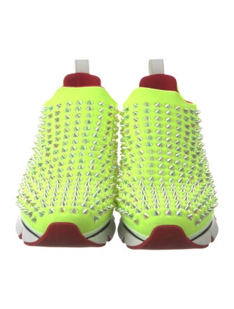Christian Louboutin Spike Accents Neoprene Chunky Sneakers