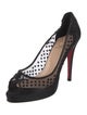 Christian Louboutin Mesh Mesh Accents Pumps
