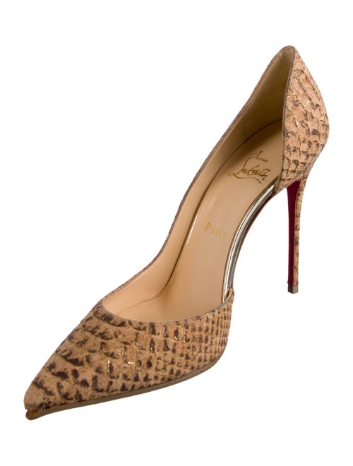 Christian Louboutin Animal Print D'Orsay Pumps