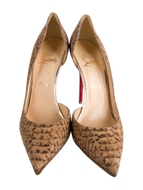 Christian Louboutin Animal Print D'Orsay Pumps