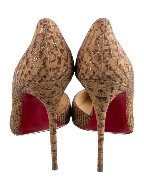 Christian Louboutin Animal Print D'Orsay Pumps