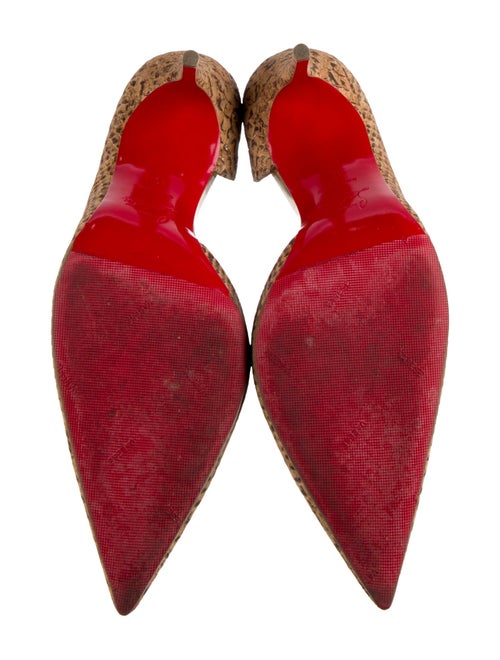 Christian Louboutin Animal Print D'Orsay Pumps