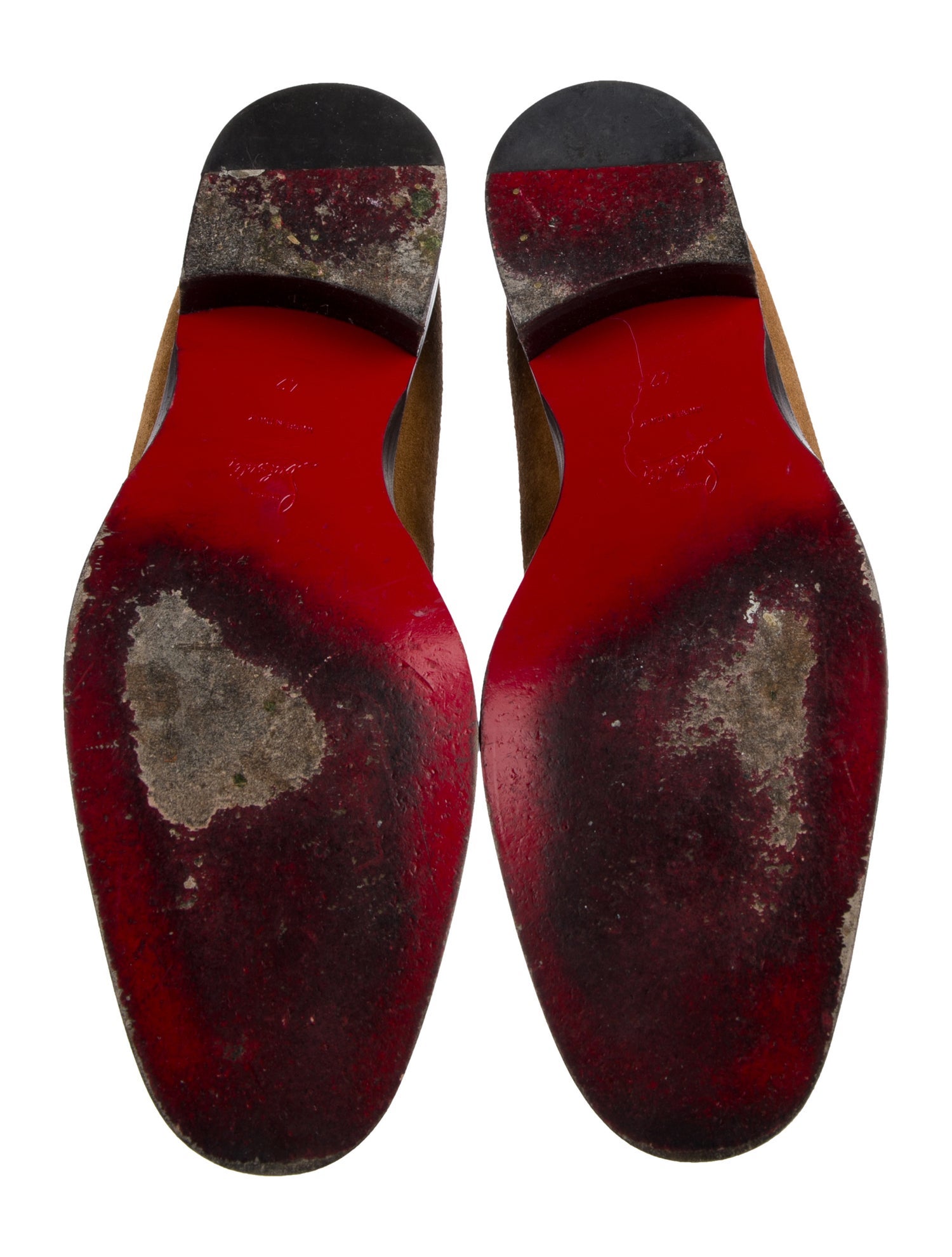 Christian Louboutin Suede Dress Loafers