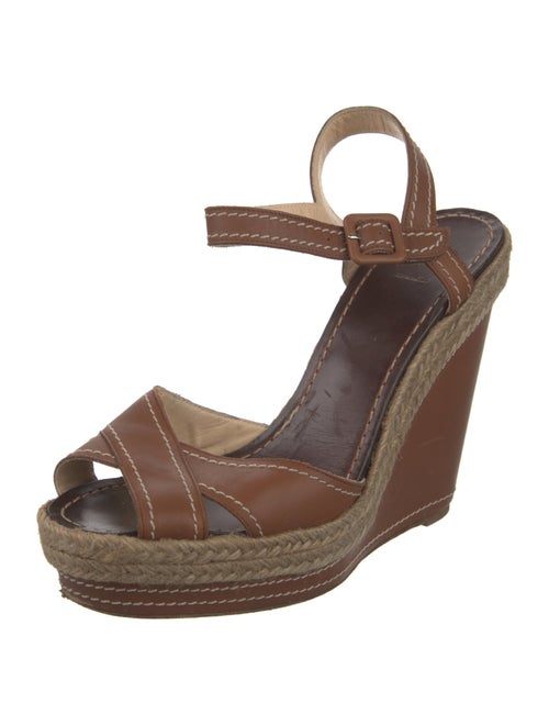 Christian Louboutin Leather Espadrilles