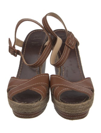 Christian Louboutin Leather Espadrilles