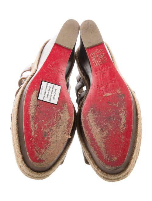 Christian Louboutin Leather Espadrilles
