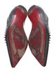 Christian Louboutin Spike Accents Leather Ballet Flats