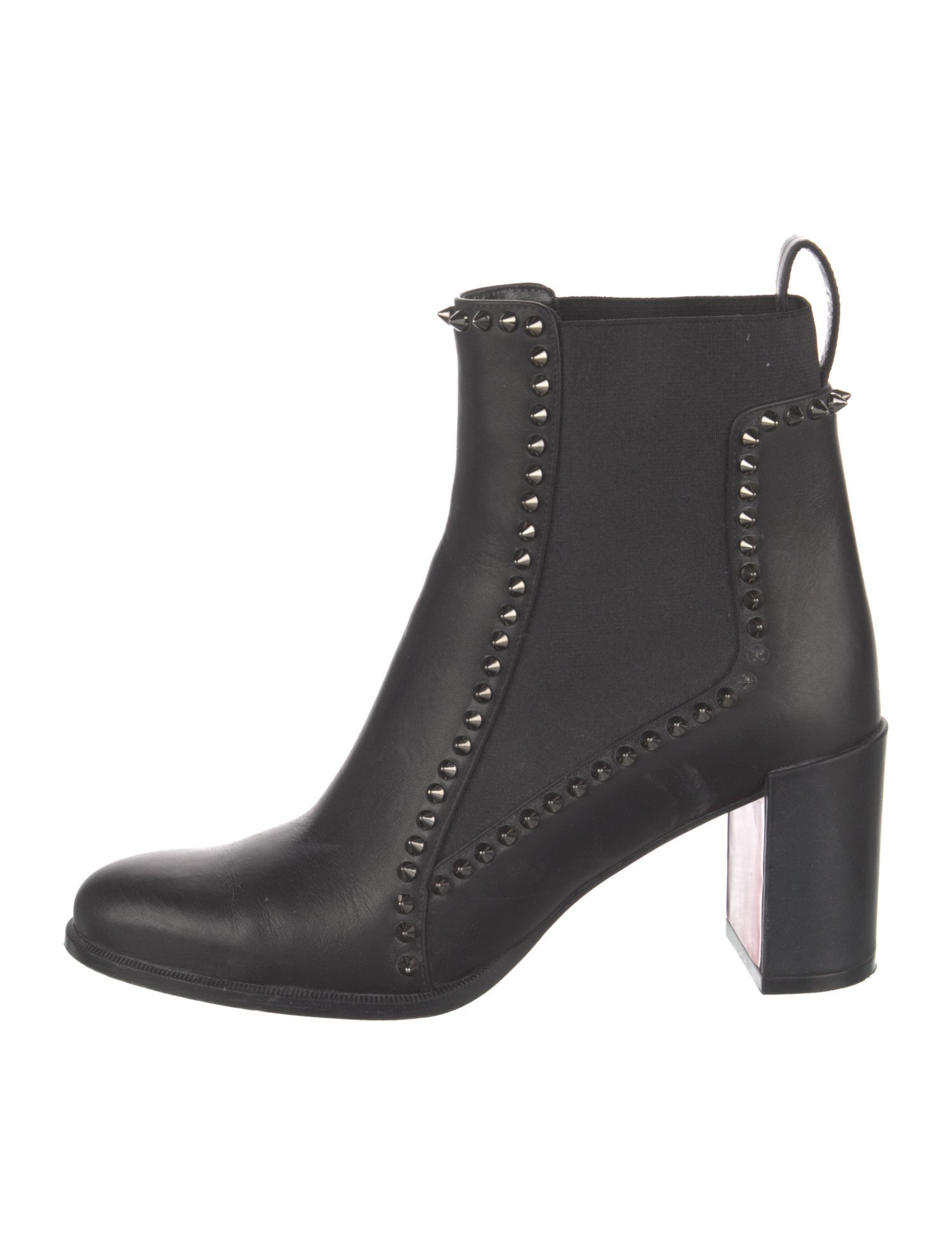 Christian Louboutin Chelsea Out Line Spikes Spike Accents Chelsea Boots